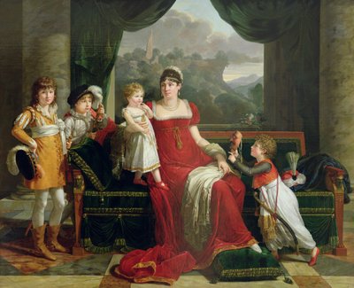 The Duchess of Feltre and Her Children by Francois Xavier Fabre